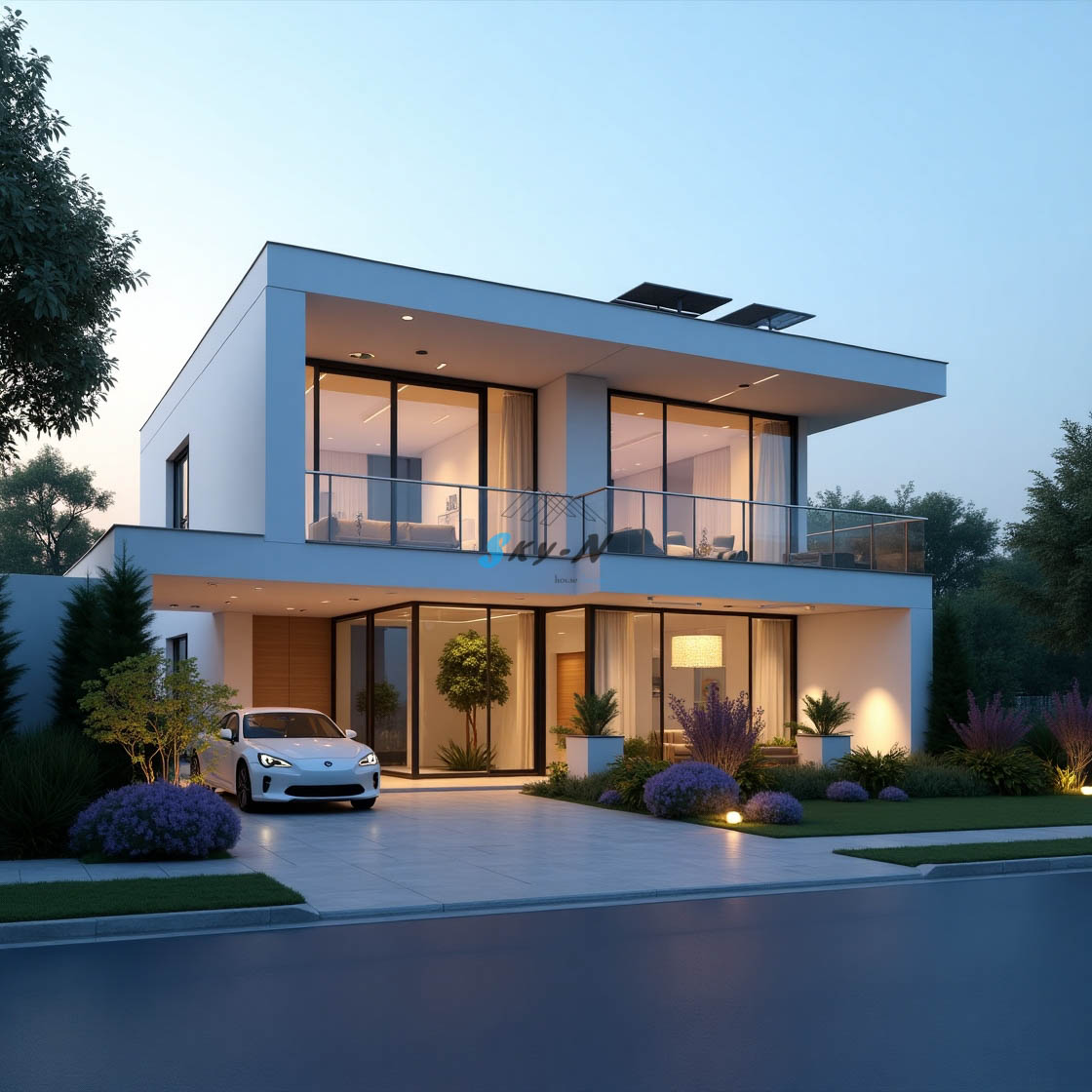 คำอธิบาย: บ้านสไตล์ Smart Home ผสานเทคโนโลยีล้ำสมัยเข้ากับการอยู่อาศัย เพื่อความสะดวกสบาย ปลอดภัย และประหยัดพลังงาน เหมาะกับไลฟ์สไตล์ยุคดิจิทัล รองรับการควบคุมทุกอย่างผ่านแอปพลิเคชันหรือคำสั่งเสียง จุดเด่น: ระบบไฟฟ้าอัจฉริยะและเครื่องใช้ไฟฟ้าเชื่อมต่อ สั่งงานด้วยเสียงหรือมือถือ มีระบบความปลอดภัย เช่น กล้องวงจรปิด ประตูดิจิทัล